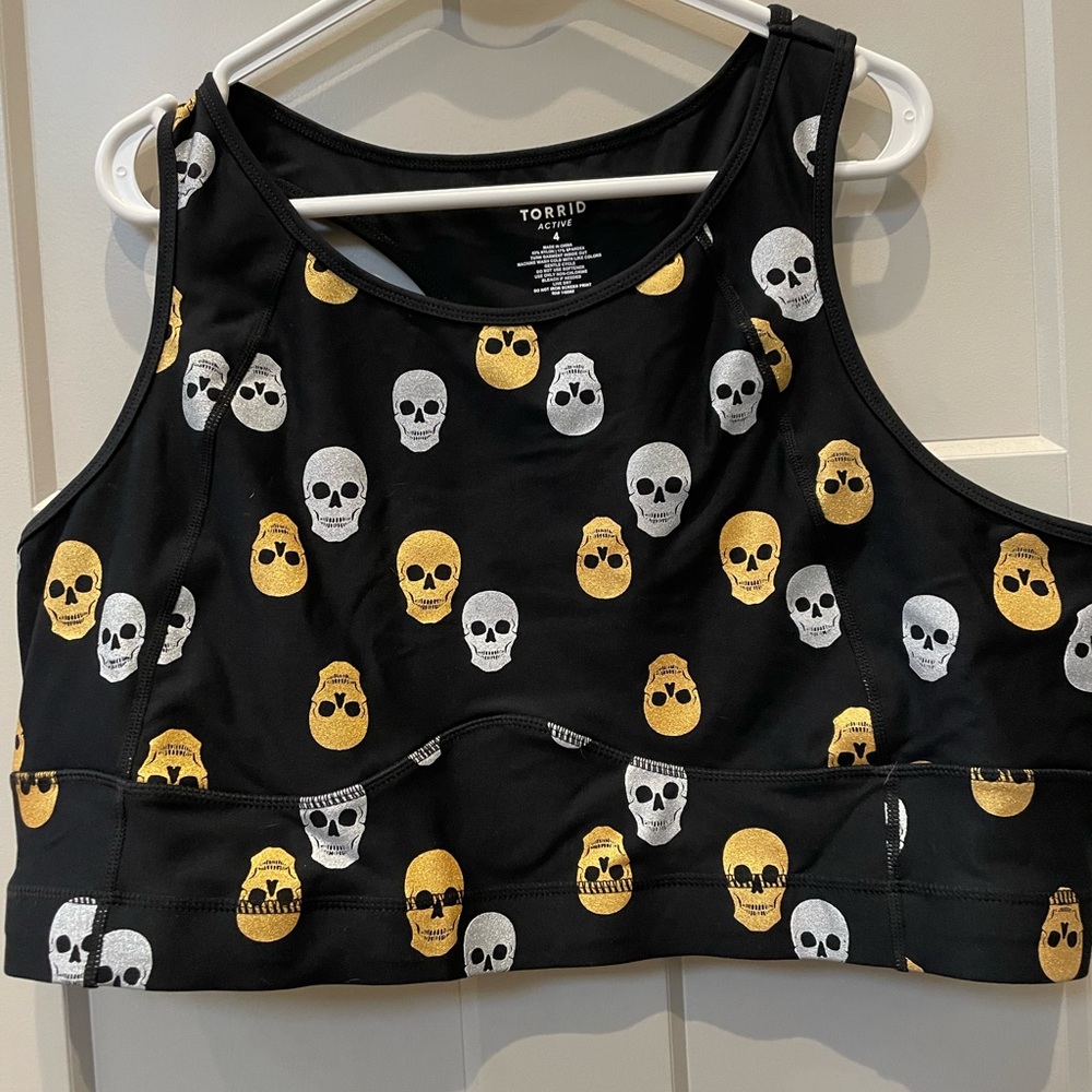 Skull Sports Bra